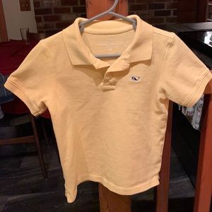 Vineyard Vines Polo Shirt in yellow, size 3T